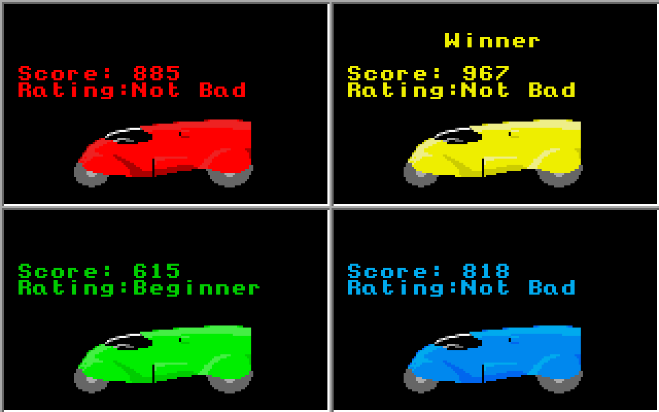 Light Bikes atari screenshot